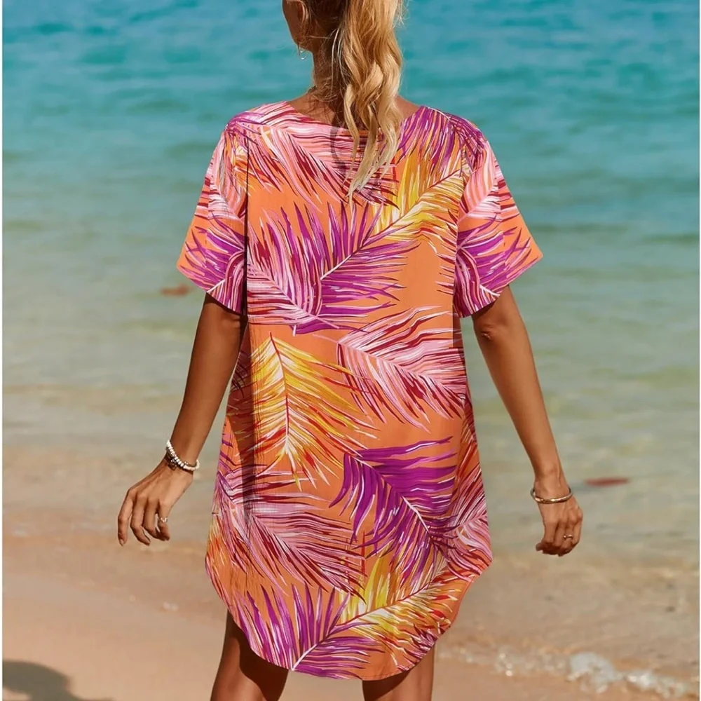 Swim lace/crochet coverup